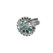 Saloni Fashion Jewellery Pretty Round and Pear Shape Silver Plated Kundan Stone Adjustable Finger Ring For Women and Girls - view 3
