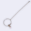 Saloni Fashion Jewellery Traditional Flower Design Crystal Gold Plated Nose Ring with Chain (Nathiya) For Women - view 3