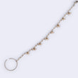 Saloni Fashion Jewellery Traditional Round Shape Gold Plated Nose Ring with Chain (Nathiya) For Women - view 3