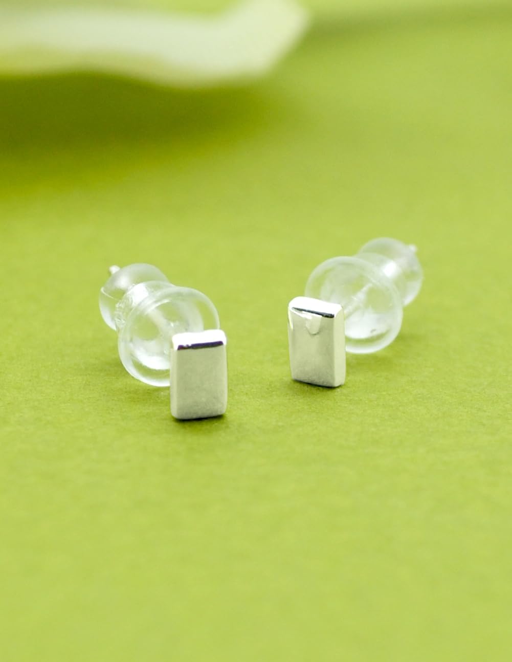 Saloni Fashion Jewellery Superb Square Shape Combo of 3 Silver Plated Stud Earring For Women and Girls