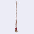 Saloni Fashion Jewellery Finely Round Shape Gold Plated Maang Tikka For Women and Girls