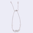 Saloni Fashion Jewellery Lovely Swan Design Silver Plated Free Size Charm Bracelet For Women - view 4