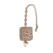 Saloni Fashion Jewellery Traditional Square Shape Silver Gold Plated Brass Maang Tikka For Women - view 4