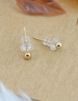 Saloni Fashion Jewellery Round Shape Combo of 3 Gold Plated Stud Earring For Women and Girls - view 4