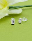 Saloni Fashion Jewellery Square Shape Combo of 3 Silver Plated Stud Earring For Women and Girls - view 5