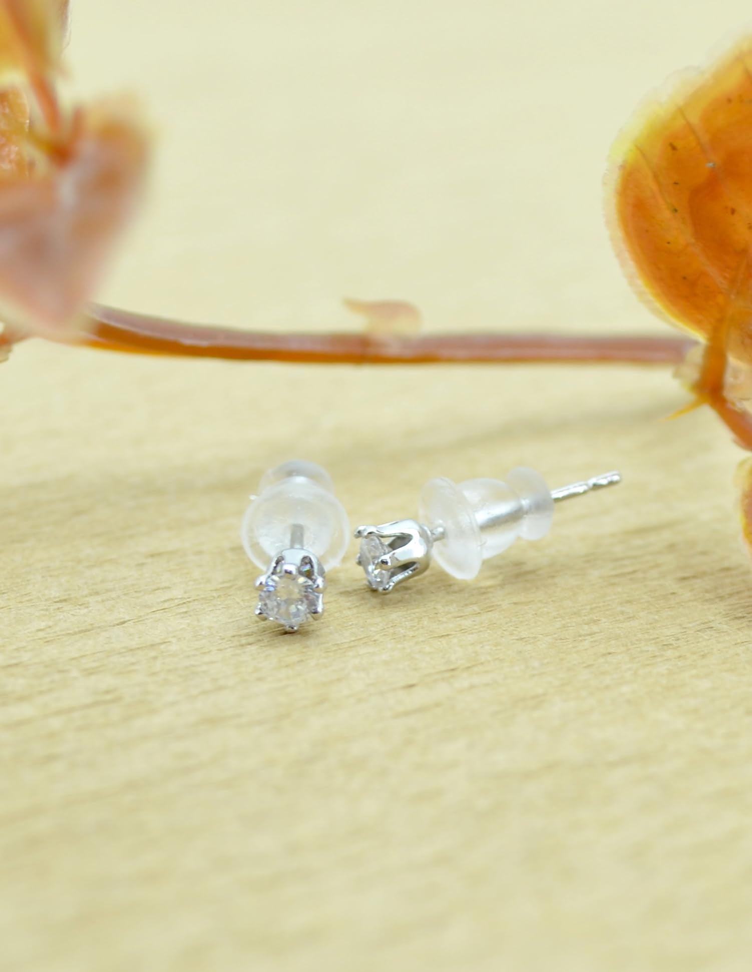 Saloni Fashion Jewellery Fancy Flower Desing Combo of 3 Silver Plated Stud Earring For Women and Girls