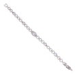 Saloni Fashion Jewellery Exotic Round Shape Silver Plated Free Size Charm Bracelet For Women - view 2