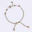 Saloni Fashion Jewellery Superb Square Shape Gold Plated Free Size Charm Bracelet For Women - view 5