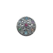 Saloni Fashion Jewellery Stylish Oval and Round Shape Silver Plated Kundan Stone Adjustable Finger Ring For Women and Girls