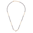 Saloni Fashion Jewellery Traditional Heart Shape CZ Studded Gold Plated Adjustable Chain Mangalsutra For Women - view 2
