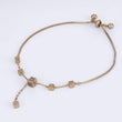 Saloni Fashion Jewellery Superb Square Shape Gold Plated Free Size Charm Bracelet For Women - view 3