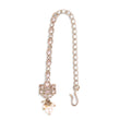 Saloni Fashion Jewellery Traditional Flower Shape and Pearl Silver Gold Plated Maang Tikka For Women - view 4