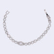 Saloni Fashion Jewellery Exotic Round Shape Silver Plated Free Size Charm Bracelet For Women - view 3