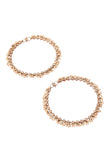 Saloni Fashion Jewellery Stylish Oval Shape Pearl Brown Kundan Stone Antique Gold Plated Anklet(Payel) For Women and Girls - view 2