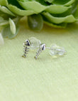 Saloni Fashion Jewellery Round and Fish Design Combo of 3 Silver Plated Stud Earring For Women and Girls - view 5
