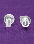 Saloni Fashion Jewellery Square Shape CZ Brass Silver Plated Set of 3 Combo Stud Earring For Women and Girls - view 7