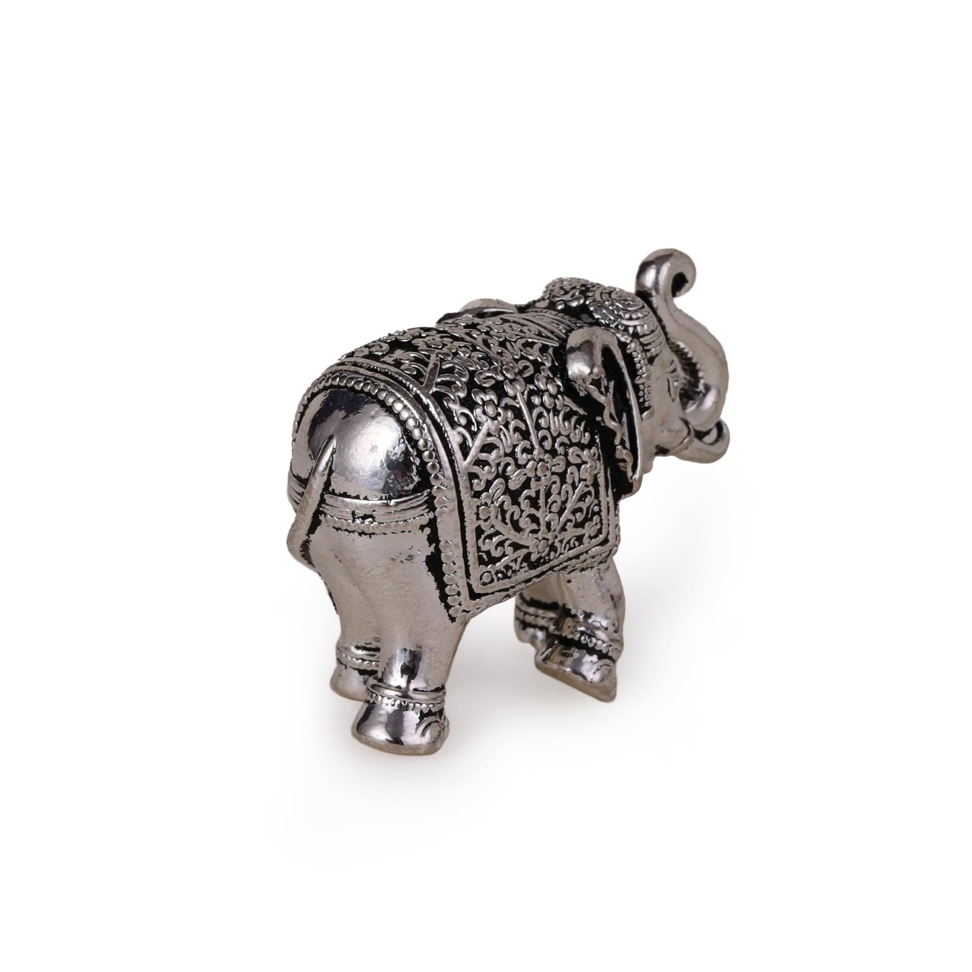 Saloni Fashion Jewellery Elephant Silver Gold plated Idol/Murti Home And Office Decorative Gifting