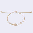 Saloni Fashion Jewellery Stylish Unique Design Gold Plated Free Size Charm Bracelet For Women - view 3