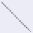 Saloni Fashion Jewellery Excellent Square Shape Silver Plated Free Size Charm Bracelet For Women - view 5