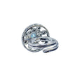 Saloni Fashion Jewellery Exotic Round Shape Silver Plated Kundan Stone Adjustable Finger Ring For Women and Girls - view 3