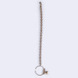 Saloni Fashion Jewellery Traditional Round Shape Crystal Gold Plated Nose Ring with Chain (Nathiya) For Women - view 3