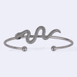 Saloni Fashion Jewellery Unique Snake Design Silver Plated Adjustable Bracelet Kada For Women - view 4