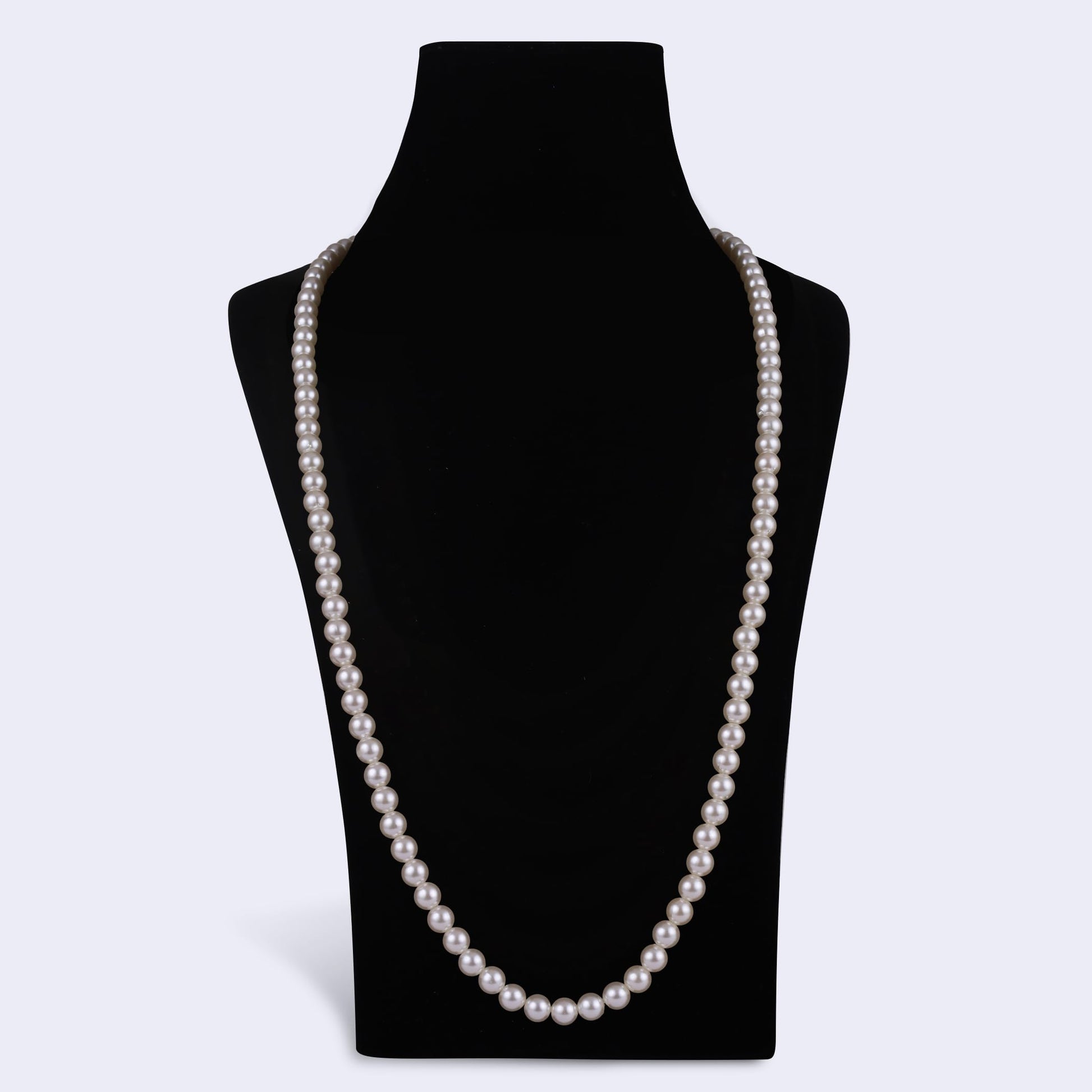 Saloni Fashion Jewellery Excellent White Mother Of Pearl Gold Plated Moti Mala Necklace