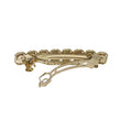 Saloni Fashion Jewellery Trendy Round Shape Brown Kundan Antique Gold Plated Hair Clip For Women and Girls - view 4