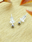 Saloni Fashion Jewellery Classy Flower Design Combo of 3 Silver Plated Stud Earring For Women and Girls - view 5