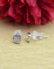 Saloni Fashion Jewellery Flower Design Combo of 3 Silver Plated Stud Earring For Women and Girls - view 5