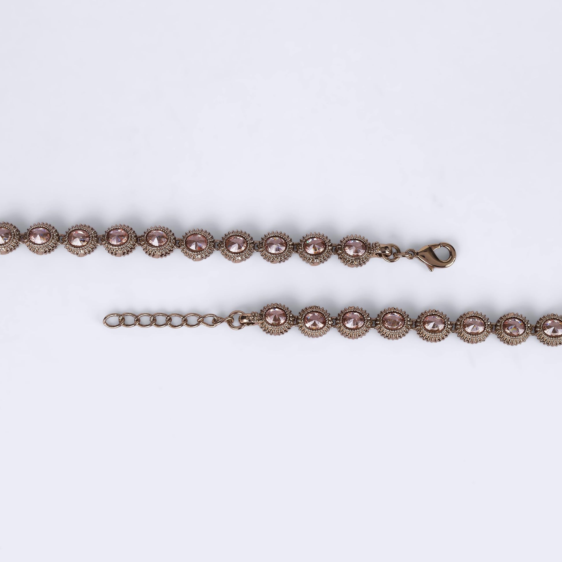 Saloni Fashion Jewellery Traditional Lovely Round Shape Gold Plated Set of 2 Anklet(Payal) For Women