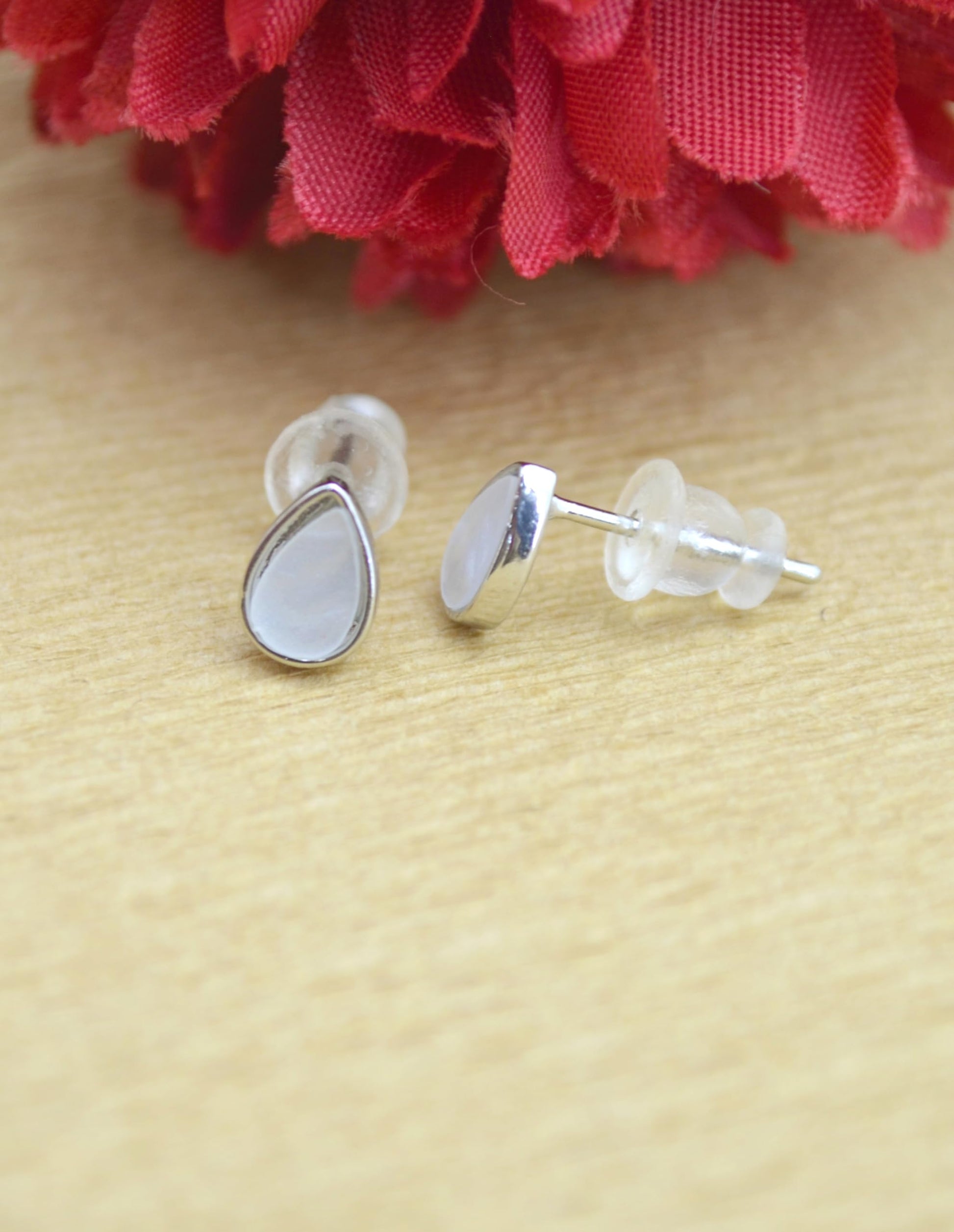Saloni Fashion Jewellery Graceful Oval Shape Combo of 3 Silver Plated Stud Earring For Women and Girls
