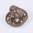 Saloni Fashion Jewellery Astonish Round and Oval Shape Gold Plated Adjustable Finger Ring For Women and Girls - view 3