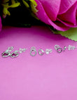 Saloni Fashion Jewellery Round Shape Combo of 3 Silver Plated Stud Earring For Women and Girls - view 7