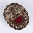 Saloni Fashion Jewellery Dazzling Round Shape Gold Plated Adjustable Finger Ring For Women and Girls - view 4