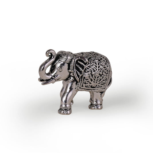 Saloni Fashion Jewellery Elephant Silver Gold plated Idol/Murti Home And Office Decorative Gifting