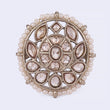 Saloni Fashion Jewellery Good-looking Oval Shape Gold Plated Adjustable Finger Ring For Women