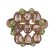 Saloni Fashion Jewellery Modish Round and Oval Shape Gold Plated Set of 2 Combo Adjustable Finger Ring For Women - view 4