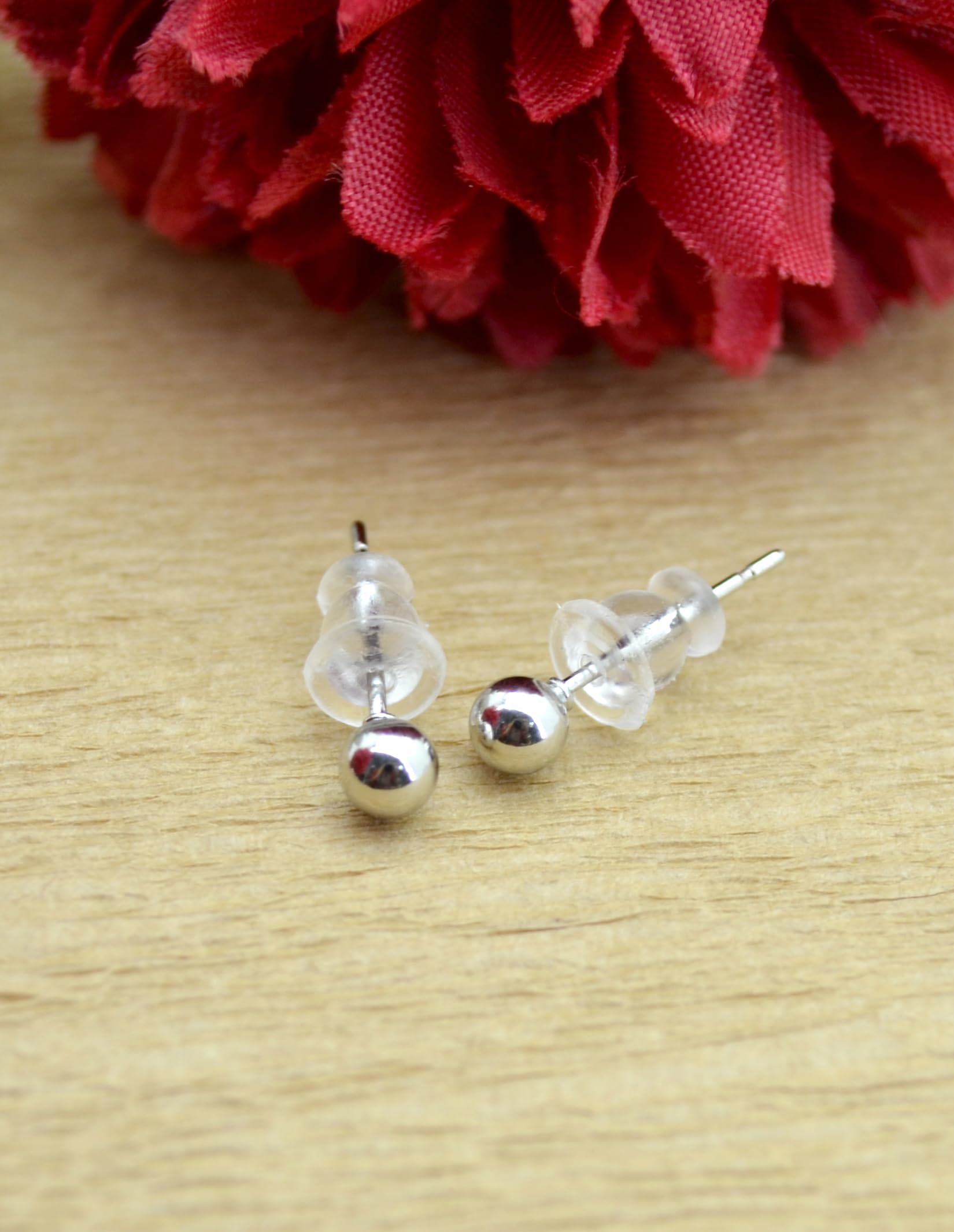 Saloni Fashion Jewellery Trendy Flower Desing Combo of 3 Silver Plated Stud Earring For Women and Girls