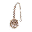 Saloni Fashion Jewellery Traditional Oval Shape Silver Gold Plated Maang Tikka For Women - view 4