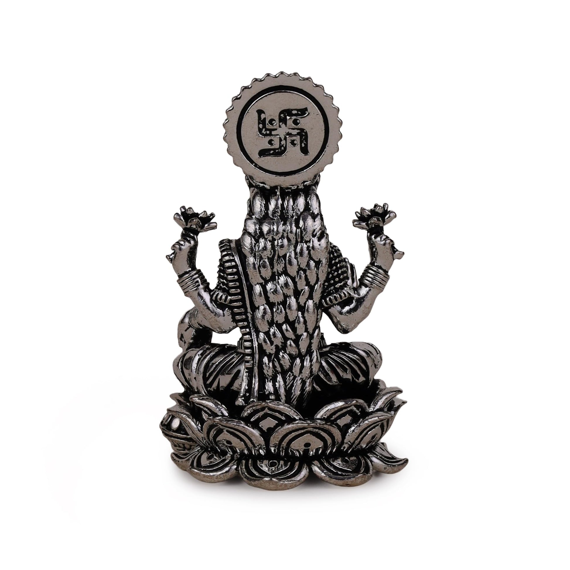 Saloni Fashion Jewellery Devi Laxmi Silver Gold plated Idol/Murti Home And Office Decorative Gifting