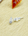 Saloni Fashion Jewellery Classy Flower Design Combo of 3 Silver Plated Stud Earring For Women and Girls - view 6