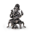 Saloni Fashion Jewellery Lord Ganesha Silver Gold plated Idol/Murti Home And Office Decorative Gifting - view 3