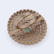 Saloni Fashion Jewellery Glimmery Round Shape Gold Plated Adjustable Finger Ring For Women - view 4