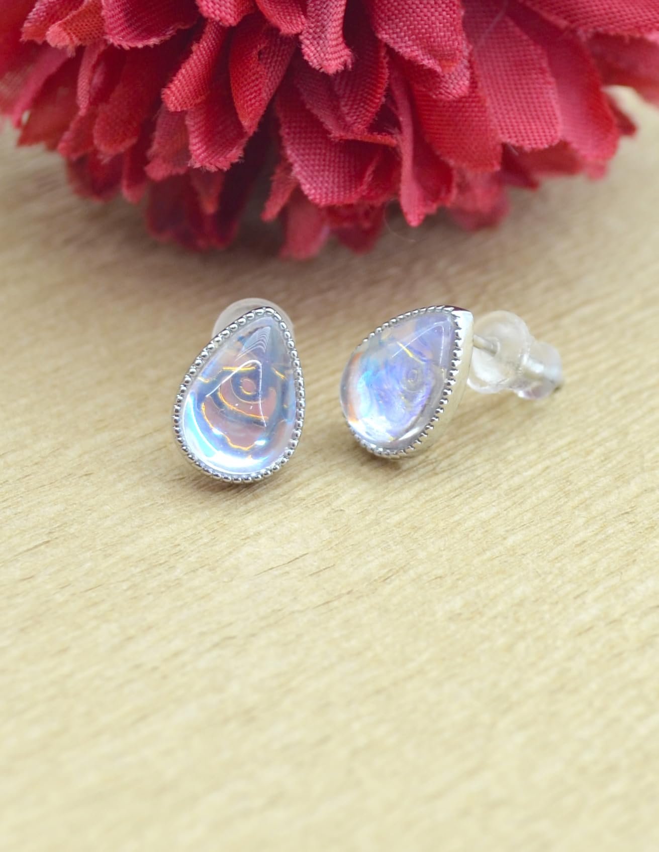 Saloni Fashion Jewellery Graceful Oval Shape Combo of 3 Silver Plated Stud Earring For Women and Girls