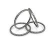 Saloni Fashion Jewellery Stylish Box Chain Oxidised Silver Plated Set of 4 Bangle For Women and Girls - view 4