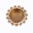 Saloni Fashion Jewellery Traditional Attractive Flower Design Brass Gold Plated Festival Decorative Deep / Diya - view 4