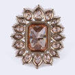 Saloni Fashion Jewellery Elegant Square and Oval Shape Gold Plated Adjustable Finger Ring For Women and Girls