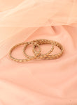 Saloni Fashion Jewellery Splendid Sqaure Shape Brown Kundan Stone Antique Gold Plated Set Of 4 Bangle Set For Women and Girls - view 5