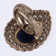 Saloni Fashion Jewellery Attractive Oval Shape Gold Plated Adjustable Finger Ring For Women and Girls - view 4